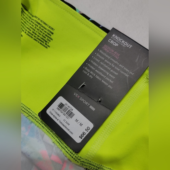 Victoria's Secret VSX Knockout Crop Leggings with Reflective Features - Picture 9 of 15